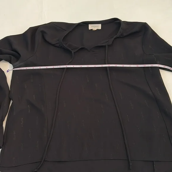 Everly Black Women's Blouse - Picture 5 of 7